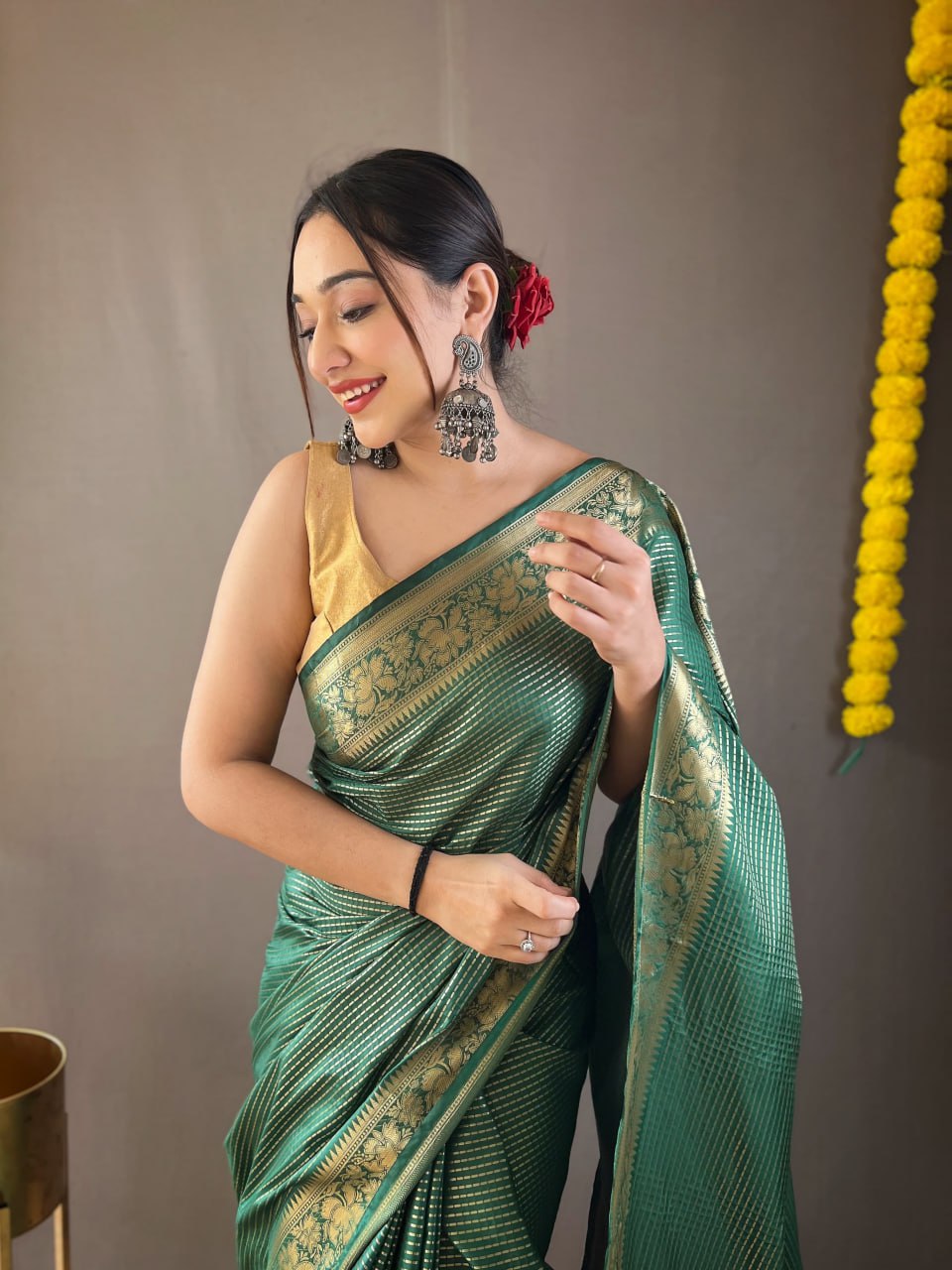 Graceful Soft Silk Saree with Timeless Weaves & Elegance