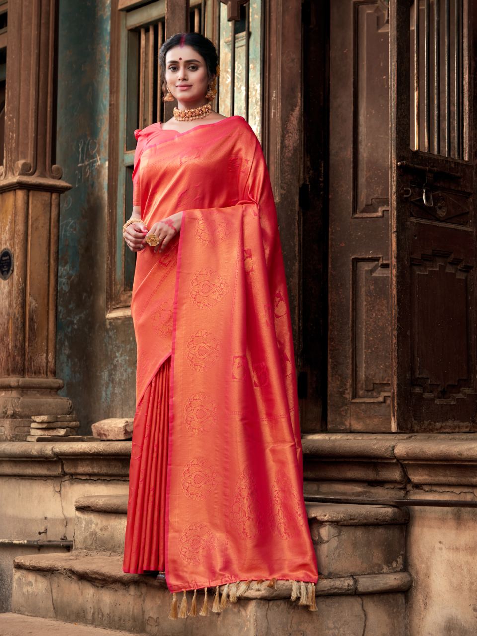 Pure Soft Silk Saree with Kuber Pattu Weaving
