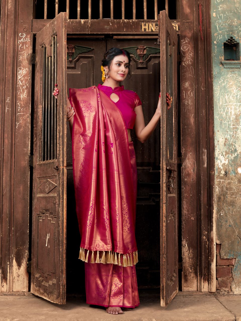 Pure Soft Silk Saree with Kuber Pattu Weaving