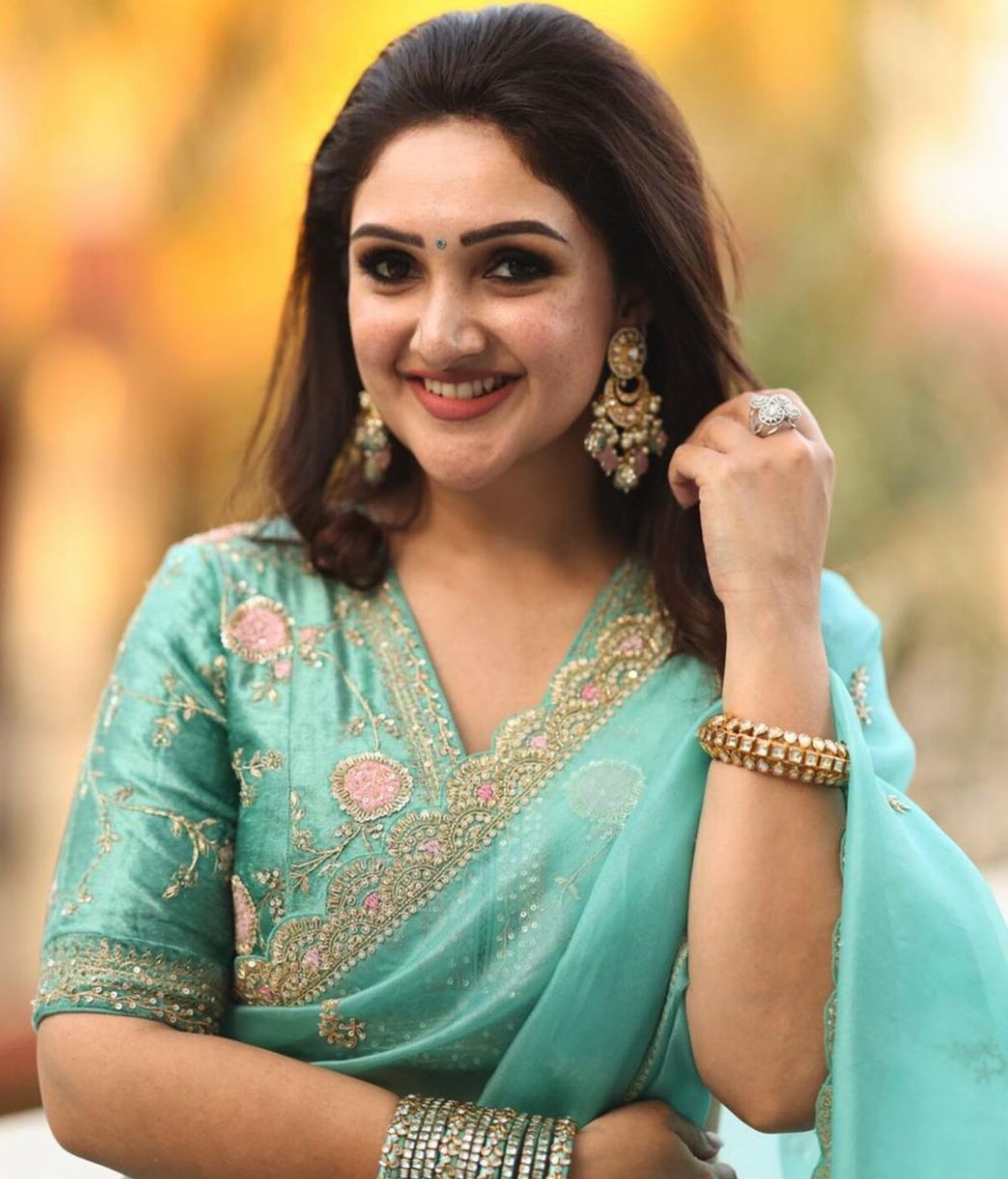 Elegant Organza Saree with Designer Blouse