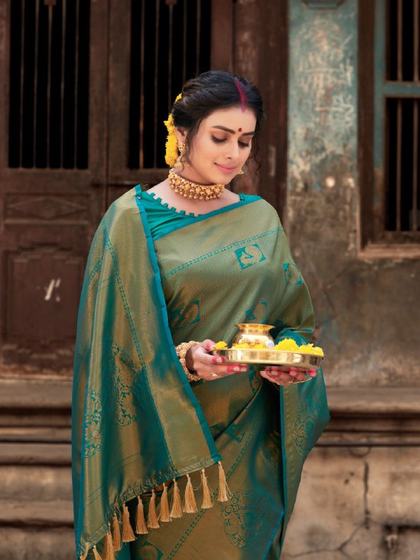 Pure Soft Silk Saree with Kuber Pattu Weaving