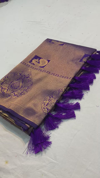 Pure Soft Silk Saree with Kuber Pattu Weaving