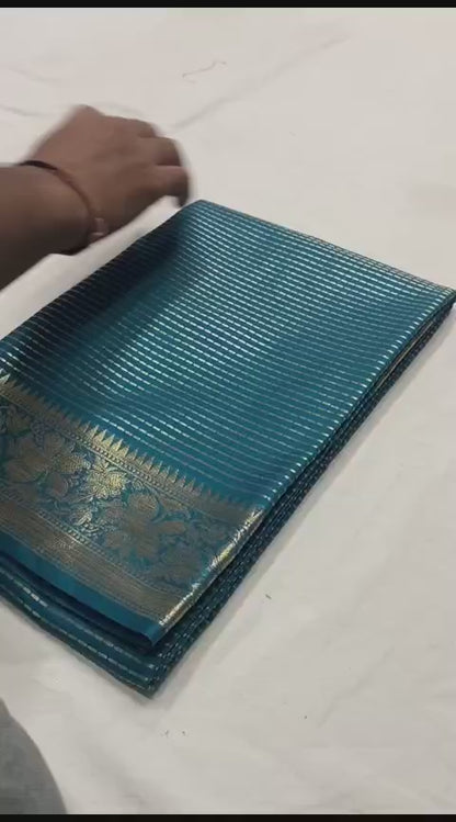 Soft Copper Silk Saree with Intricate Weaves & Regal Touch
