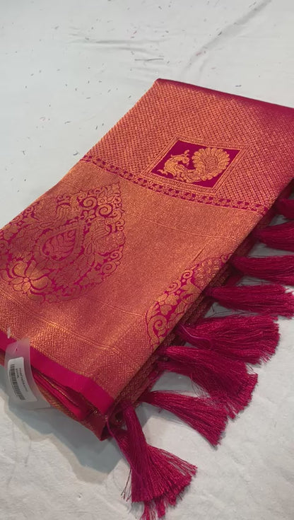 Pure Soft Silk Saree with Kuber Pattu Weaving