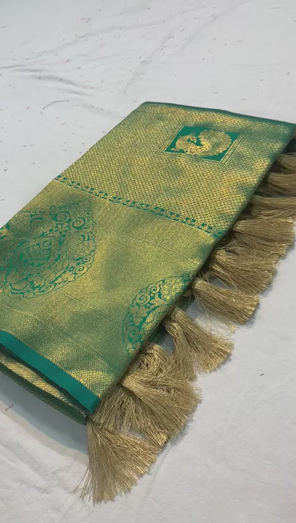 Pure Soft Silk Saree with Kuber Pattu Weaving
